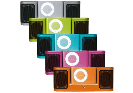 Corega portable speaker system for iPod shuffle coregaA Corega portable speaker system for iPod shuffle