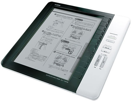 brother epaper thumb 450x347 Brother epaper SV 100B can hold up to 10,000 pages of A4 format documents