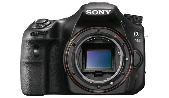 Sony A58 front Sony announces Alpha SLT A58 camera with new Exmor APS HD CMOS sensor and OLED Tru Finder